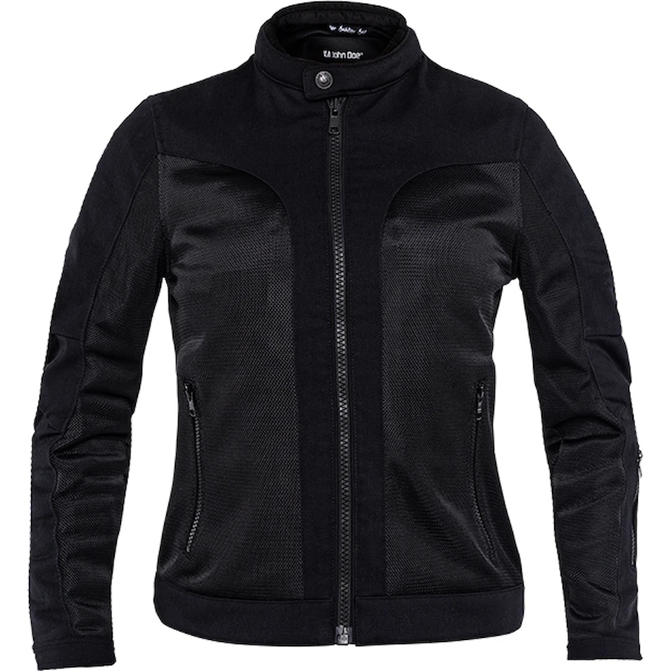 Jachetă moto John Doe Aero Mesh Woman Black (JW8001-L)
