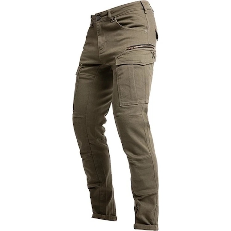 Pantaloni de moto John Doe Defender Mono Olive (MJDC5003-38/32)