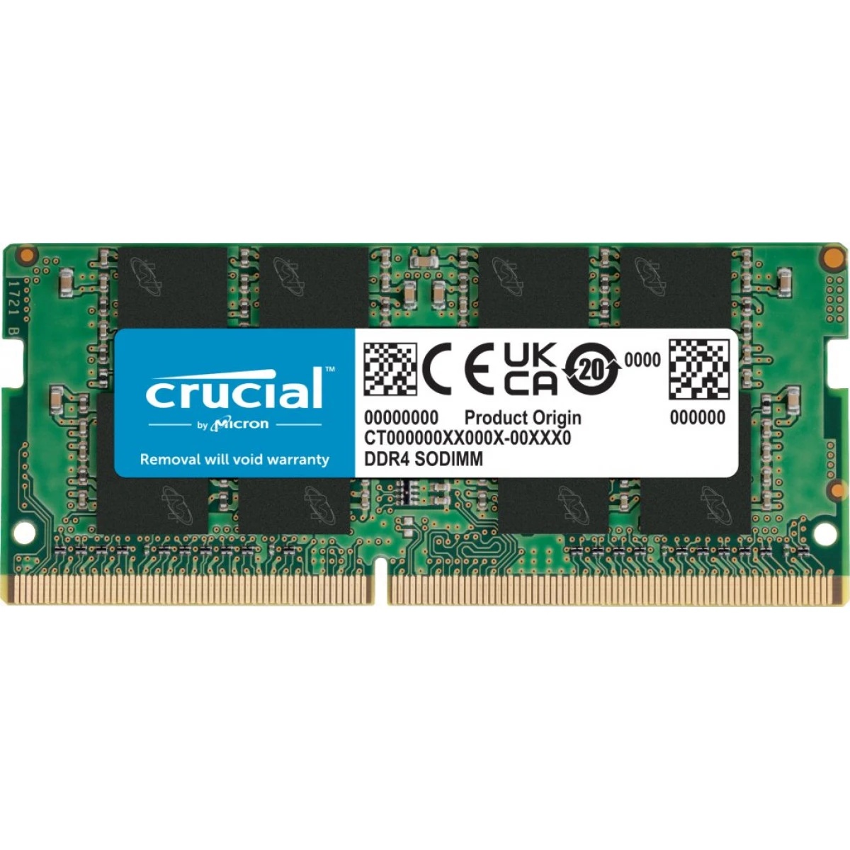 Crucial 16 GB DDR4-3200MHz SODIMM (CB16GS3200)
