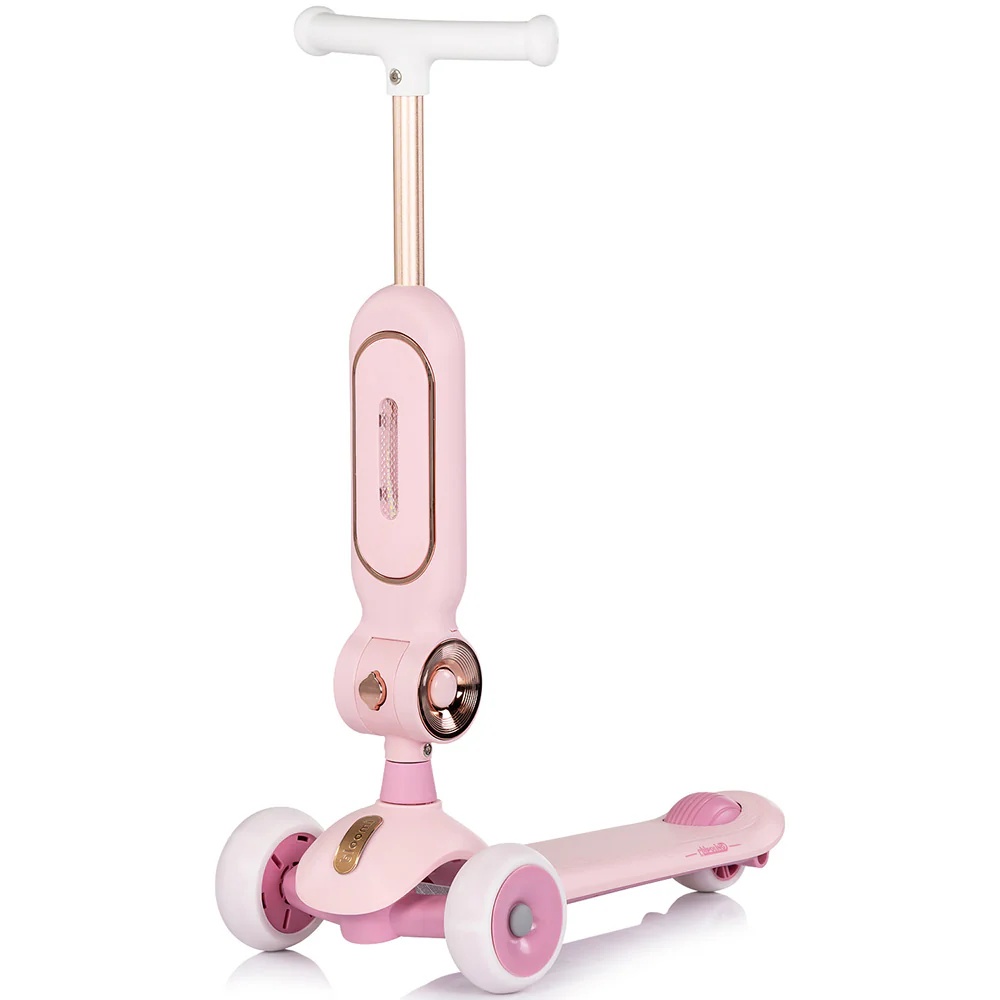Trotinetă Chipolino Bloomi Pink (DSBLO0263PI)