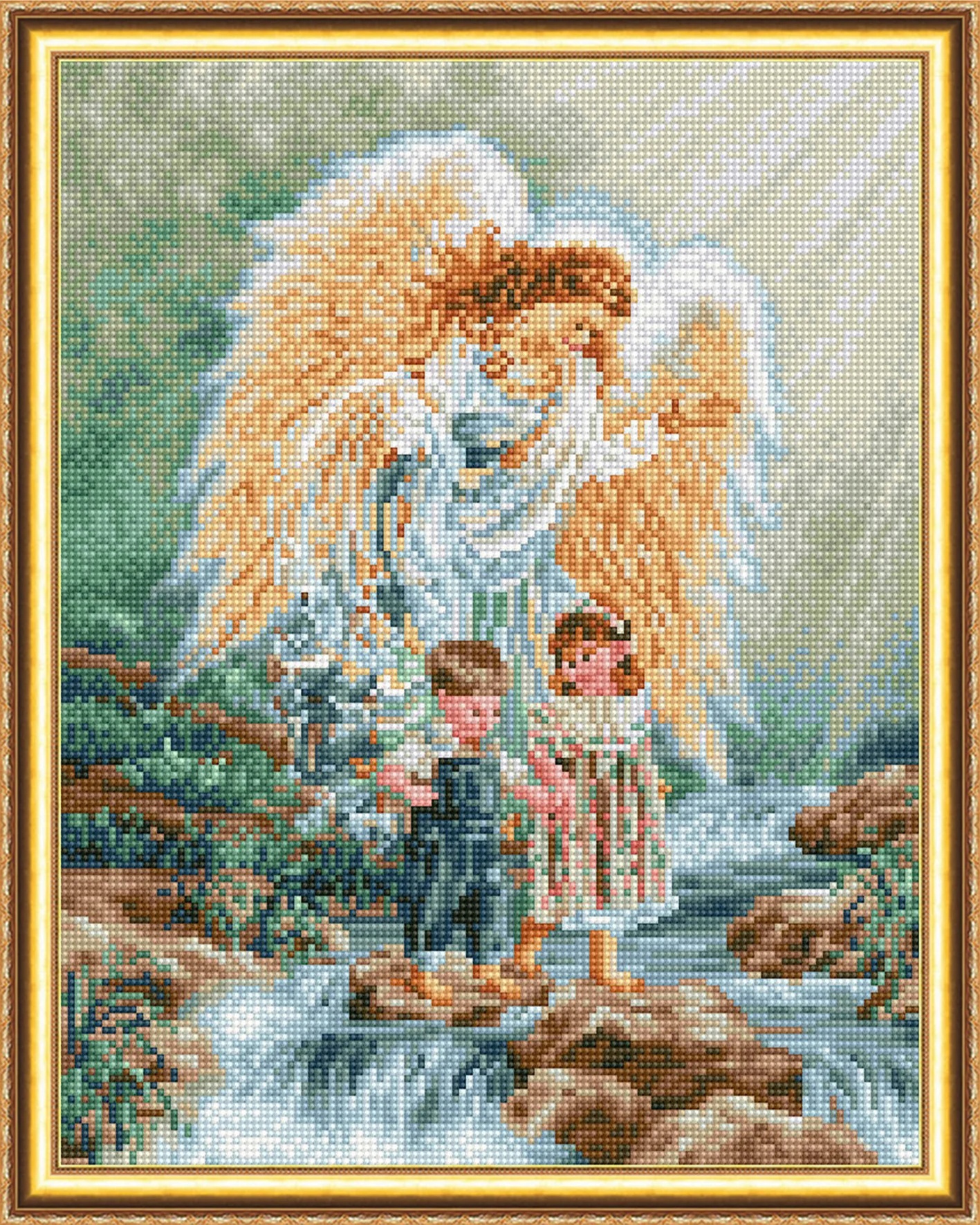 Mozaic cu diamante Diamond Guardian Angel 40x50cm (CK1275)