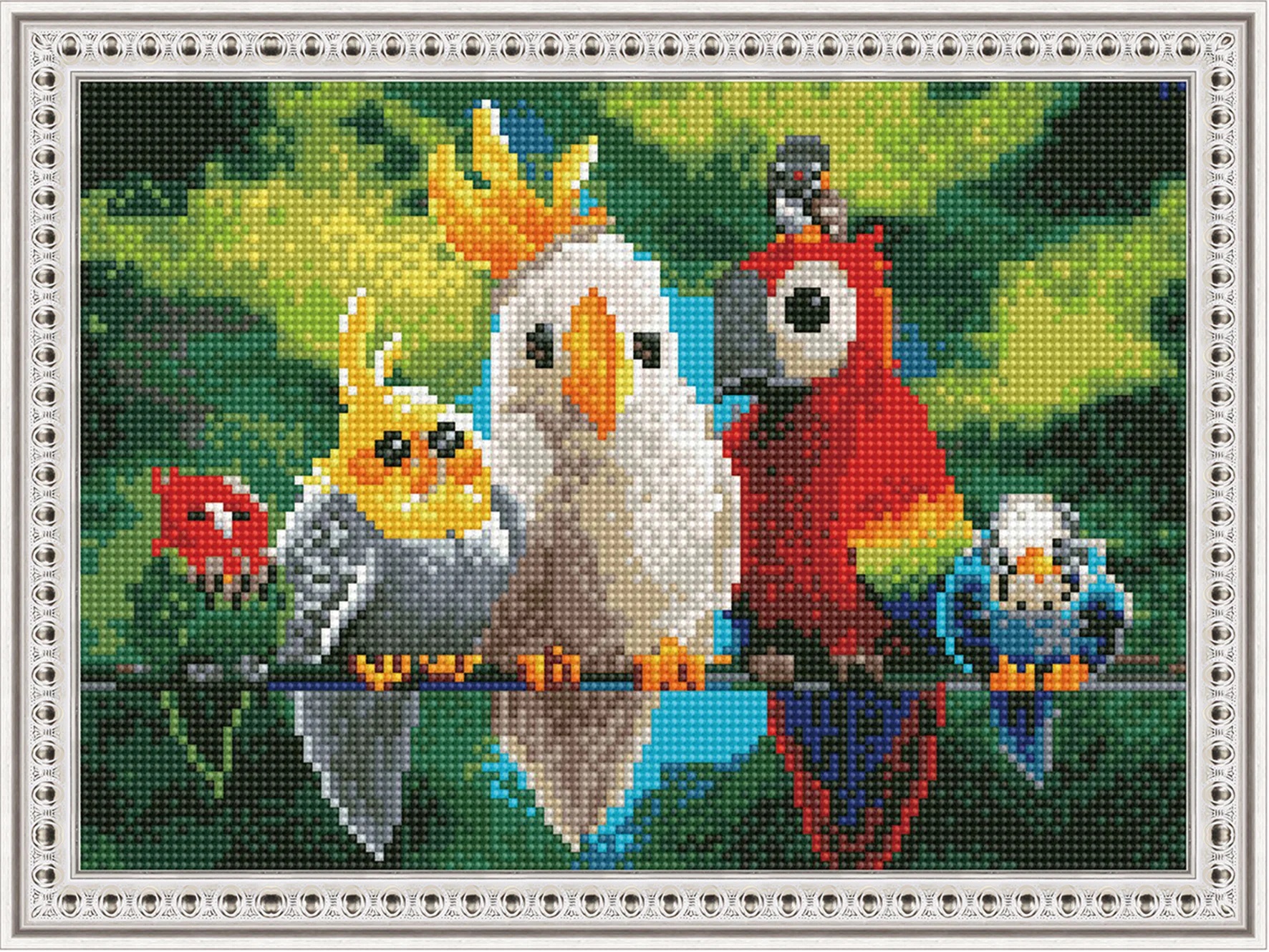 Mozaic cu diamante Diamond Parrots 30x40cm (YW01009)