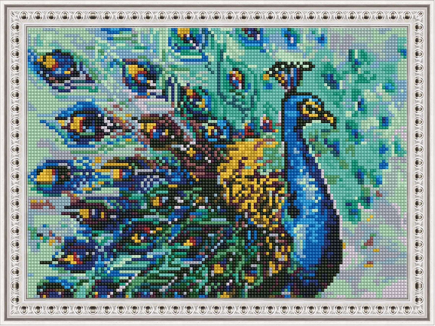 Mozaic cu diamante Diamond Peacock 30x40cm (YW01070)