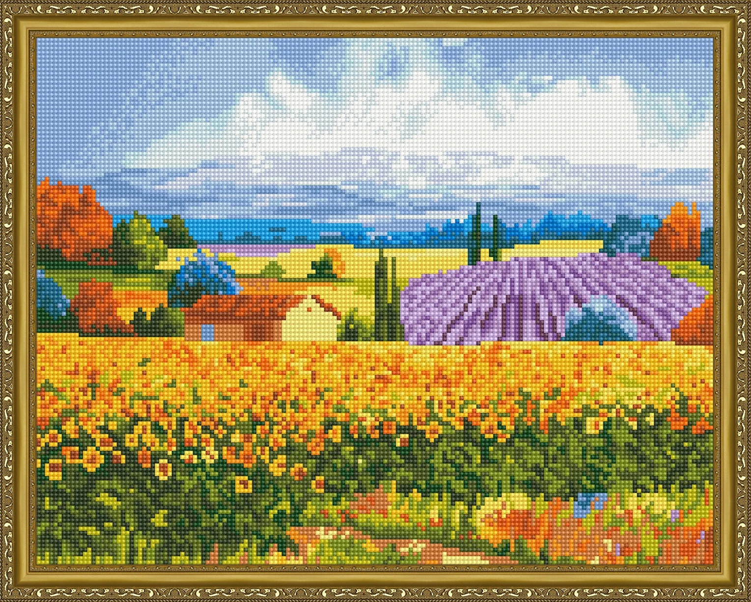 Mozaic cu diamante Diamond Sunflowers 40x50cm (YW00982)