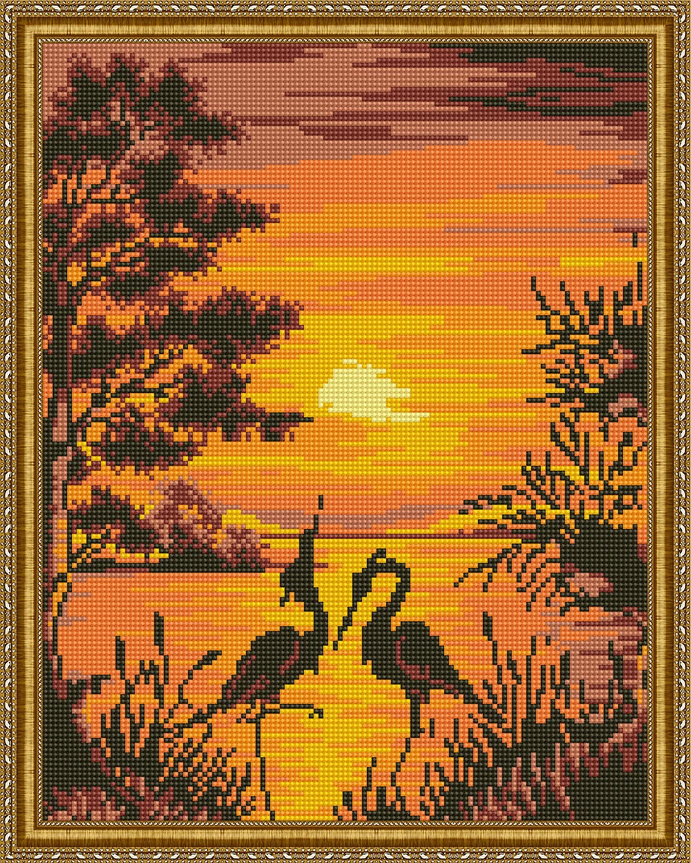 Mozaic cu diamante Diamond Sunset 40x50cm (YW00194)