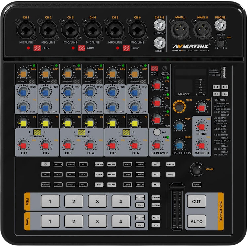 Mixer video Avmatrix Shark H4M