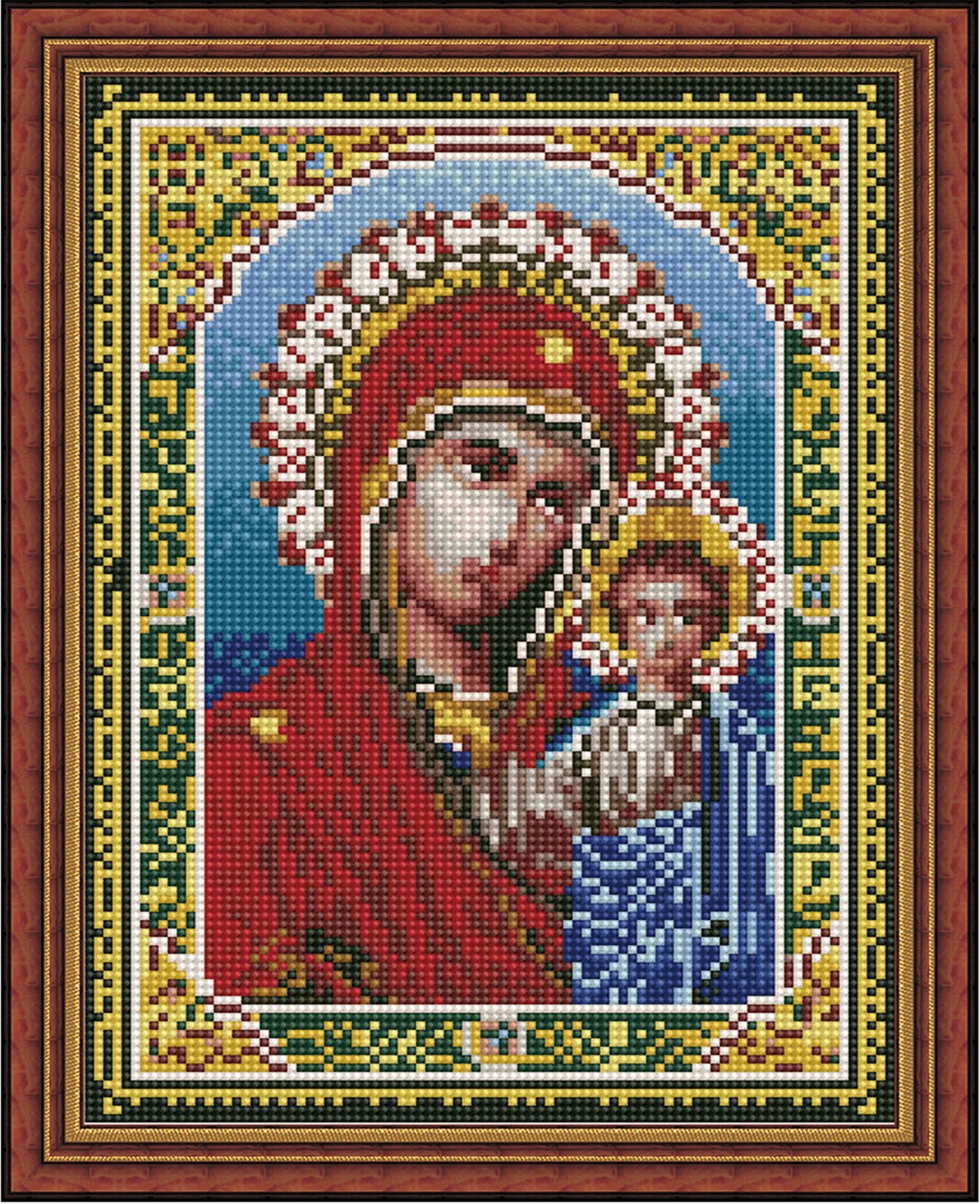 Mozaic cu diamante Diamond Virgin Mary 30x40cm (YW00703)