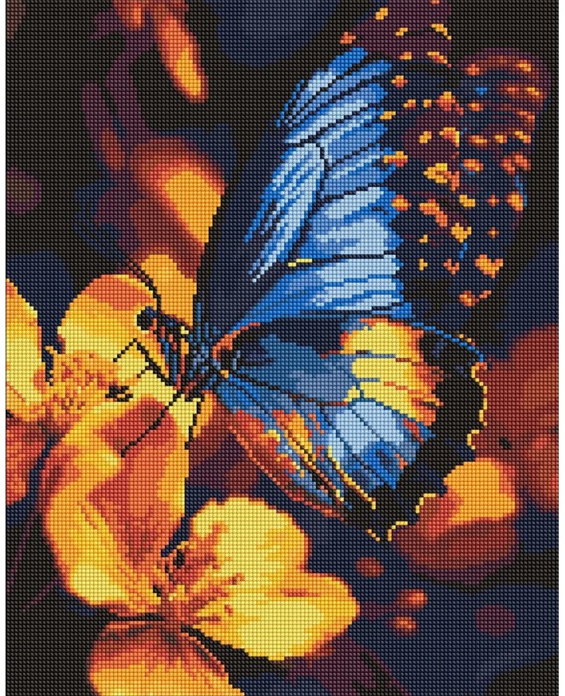 Mozaic cu diamante Ideyka Flickering Wings 40x50cm (AMO8287)