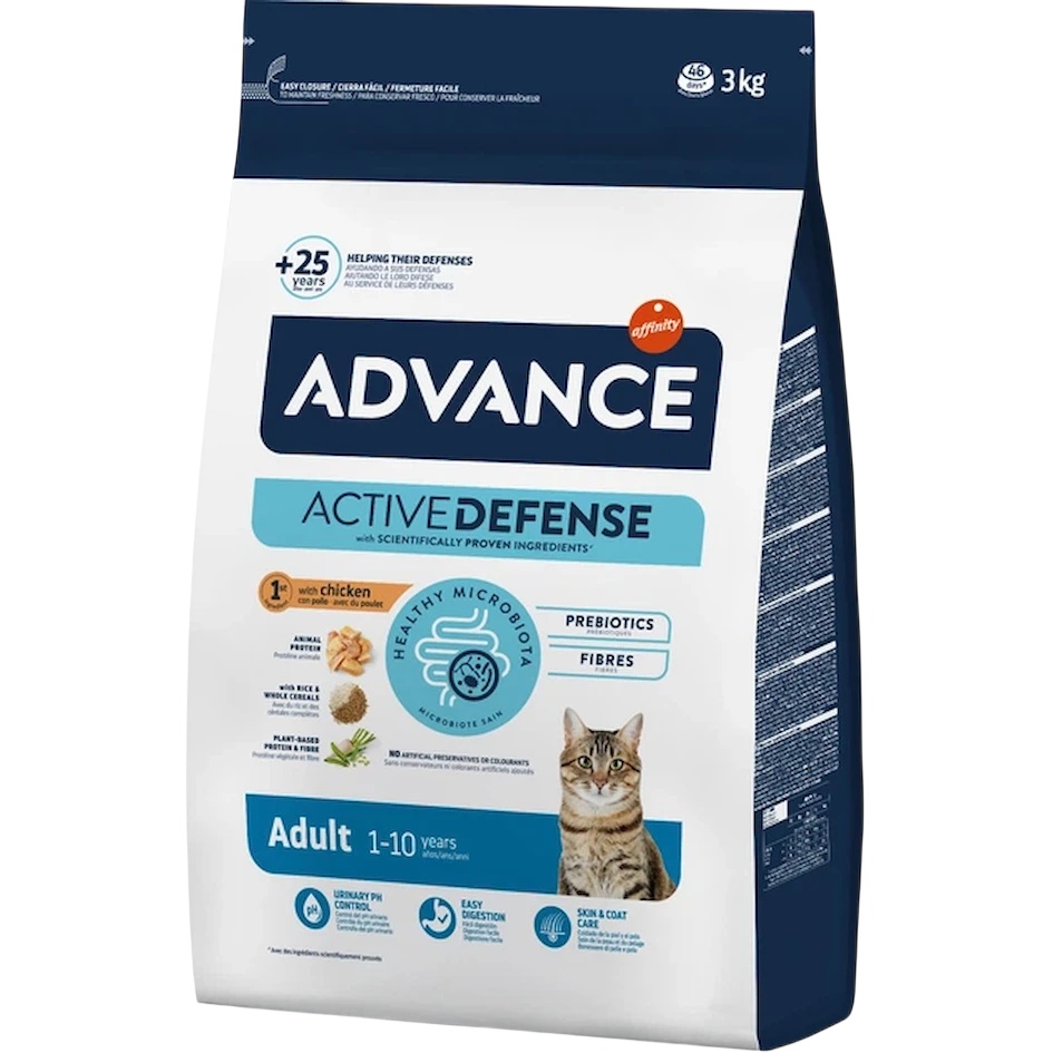 Hrană uscată pentru pisici Advance Adult Chicken & Rice 3kg