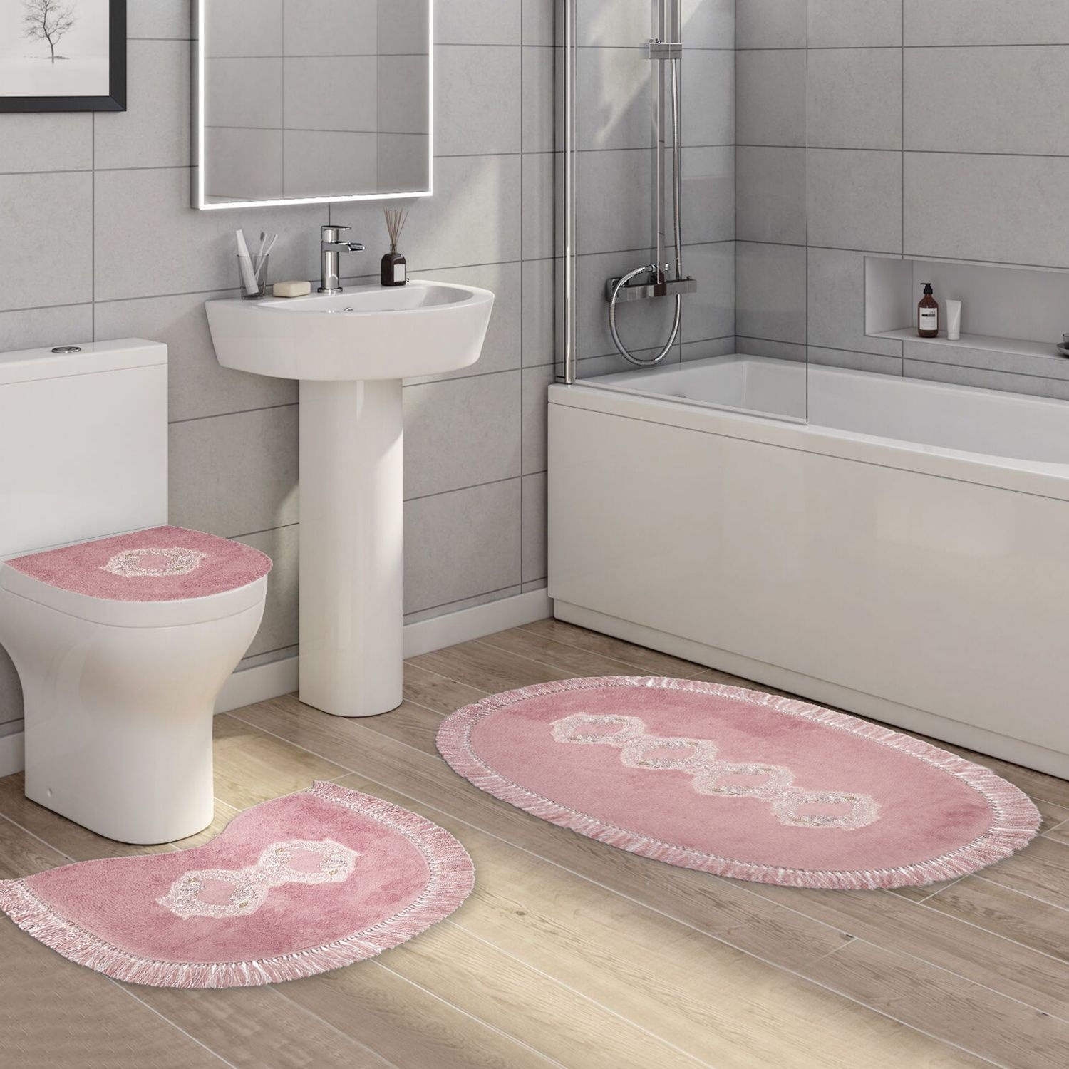 Set de covorașe de baie L'Essentiel Queen O Powder