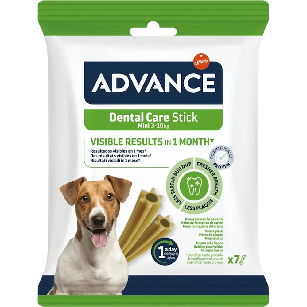 Snackuri pentru câini Advance Dental Care Stick Mini 90g