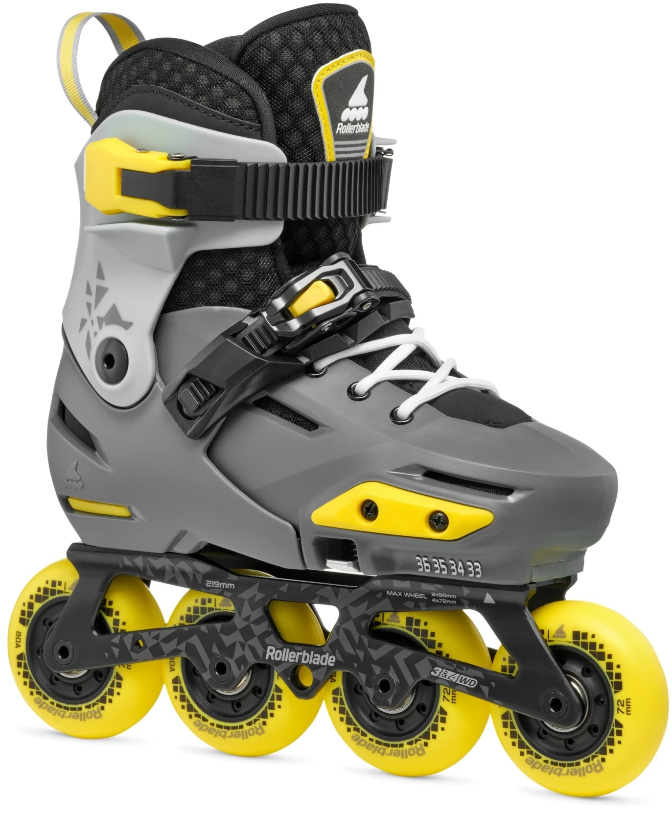 Role RollerBlade Apex s.37-40,5 Grey Yellow (86B0751510NB01)
