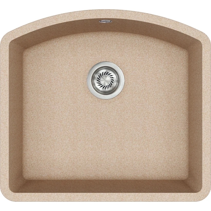 Chiuvetă de bucătărie Aquasanita Helika Arca SQA103 Beige