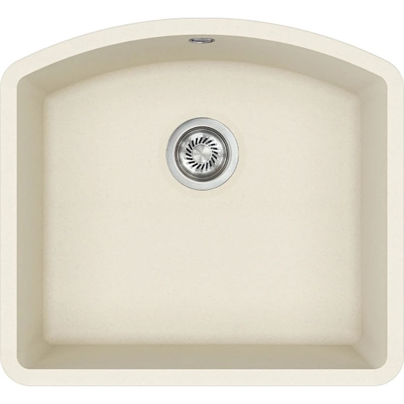 Chiuvetă de bucătărie Aquasanita Helika Arca SQA103 Blanched almond