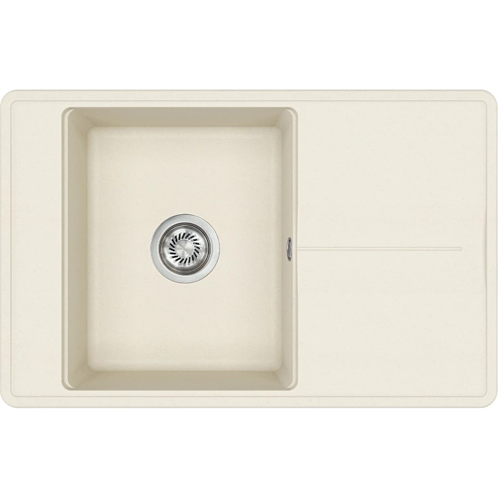 Chiuvetă de bucătărie Aquasanita Helika Bella SQB101 Blanched almond