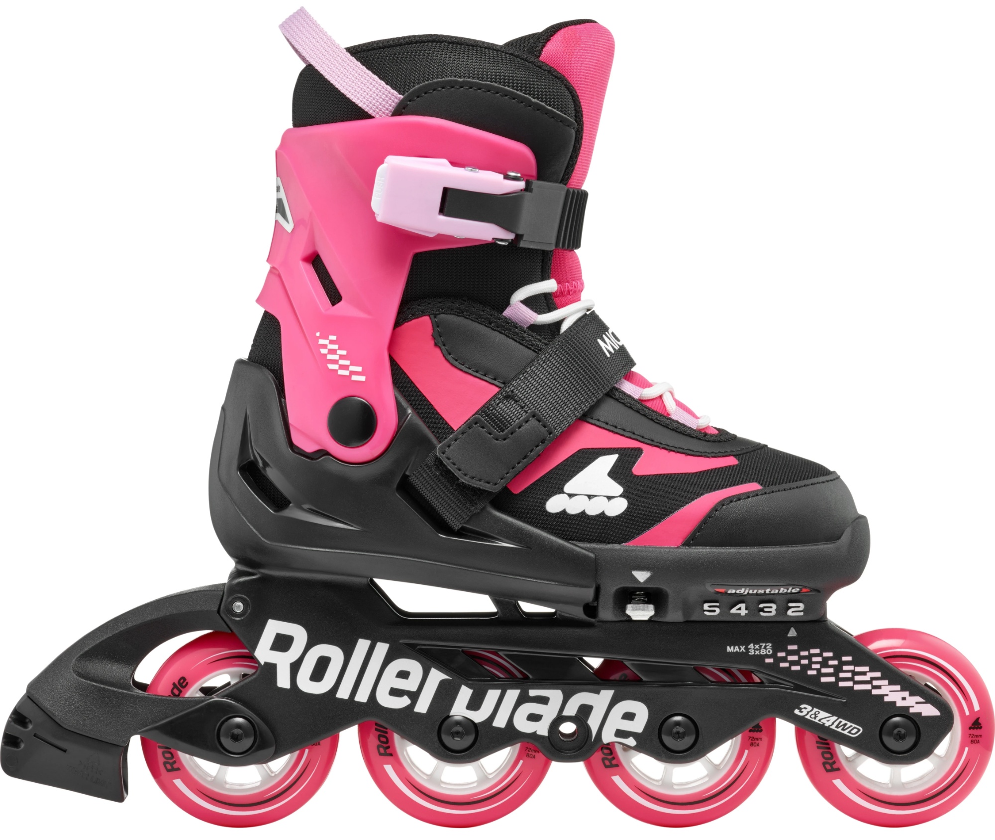 Role RollerBlade Microblade Combo Black Pink s.33-36,5 (86B0751550NJ02)