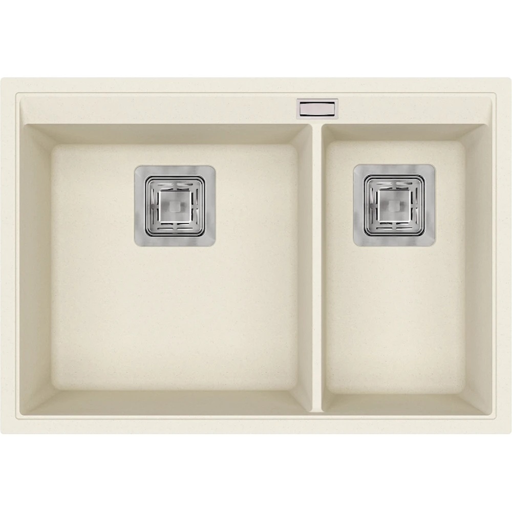 Chiuvetă de bucătărie Aquasanita Helika Delicia SQD150 Blanched almond