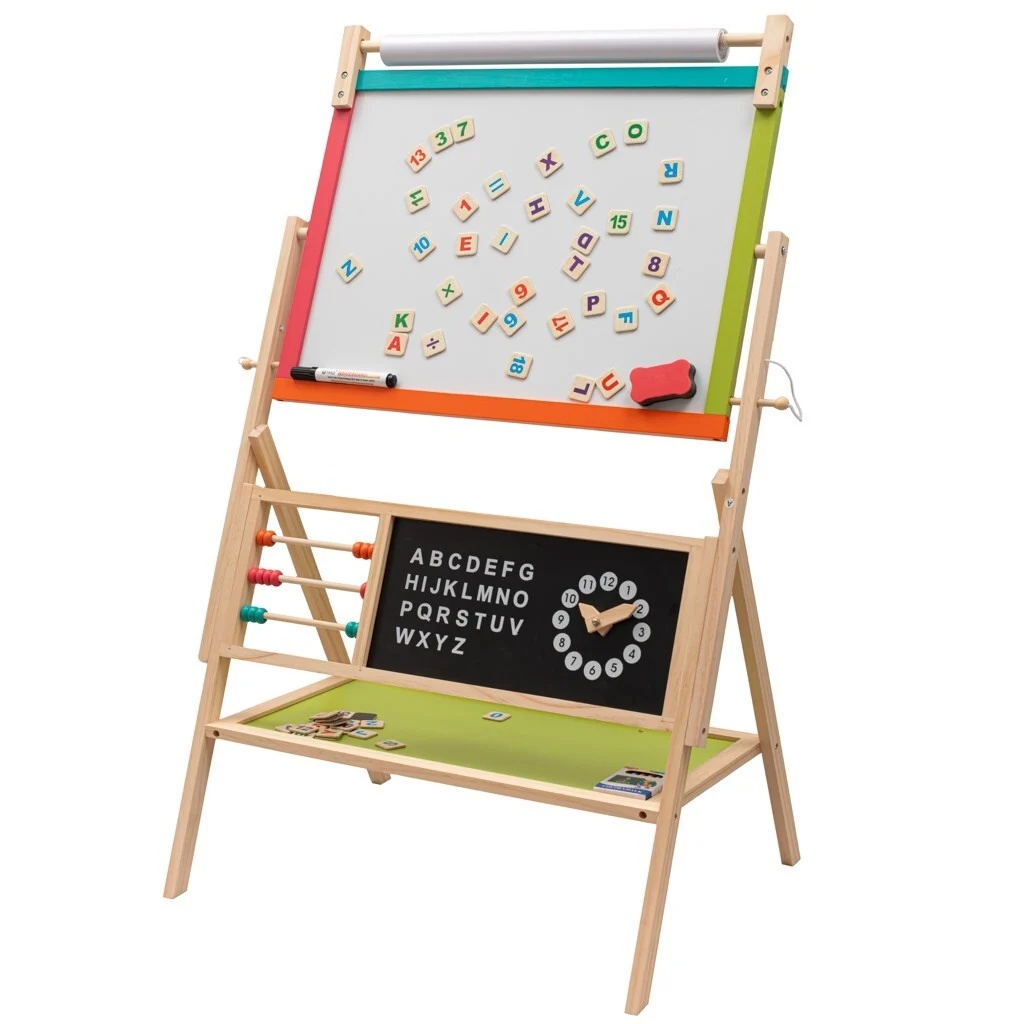 Tablă pentru desen Baby Mix Wood Montessori 2in1 (58313)