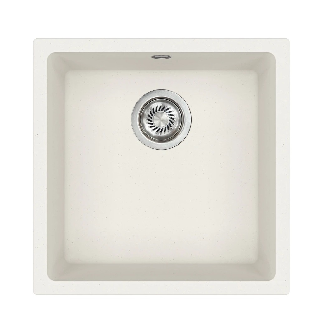 Chiuvetă de bucătărie Aquasanita Helika Forma SQF102 Alba