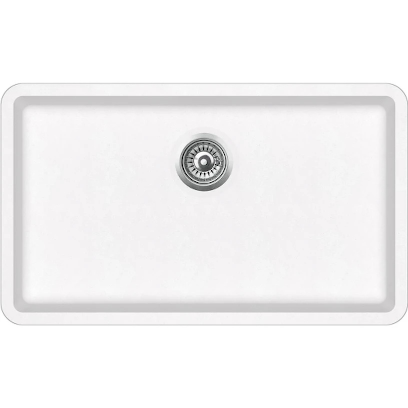 Chiuvetă de bucătărie Aquasanita Helika Forma SQF104 Alba