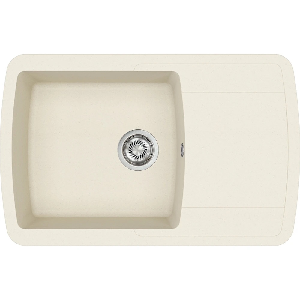 Chiuvetă de bucătărie Aquasanita Helika Lira SQL101 Blanched almond
