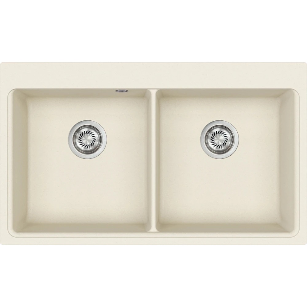 Chiuvetă de bucătărie Aquasanita Helika Magna SQM200 Blanched almond