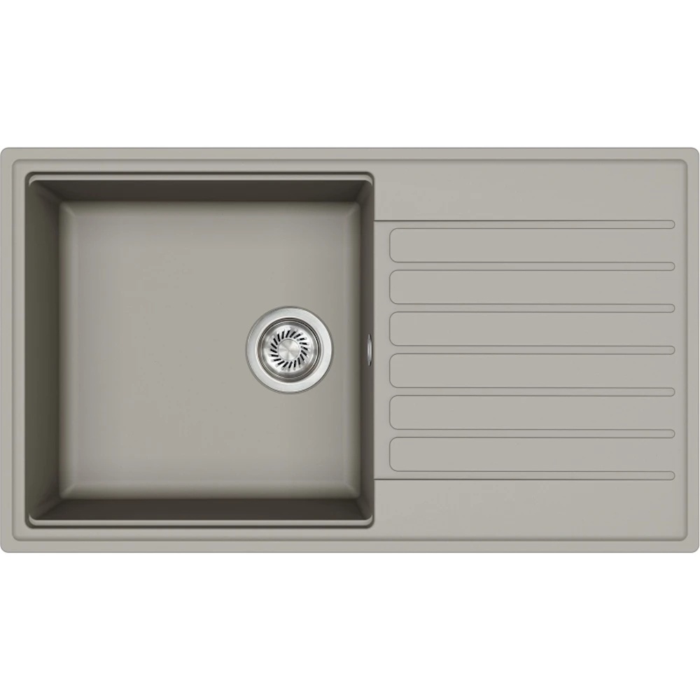 Chiuvetă de bucătărie Aquasanita Helika SQK104 Argent