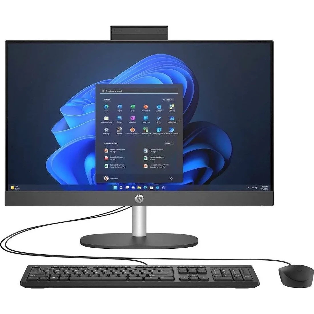 Sistem Desktop Hp ProOne 240 G10 Iron Gray (9M9M4AT)