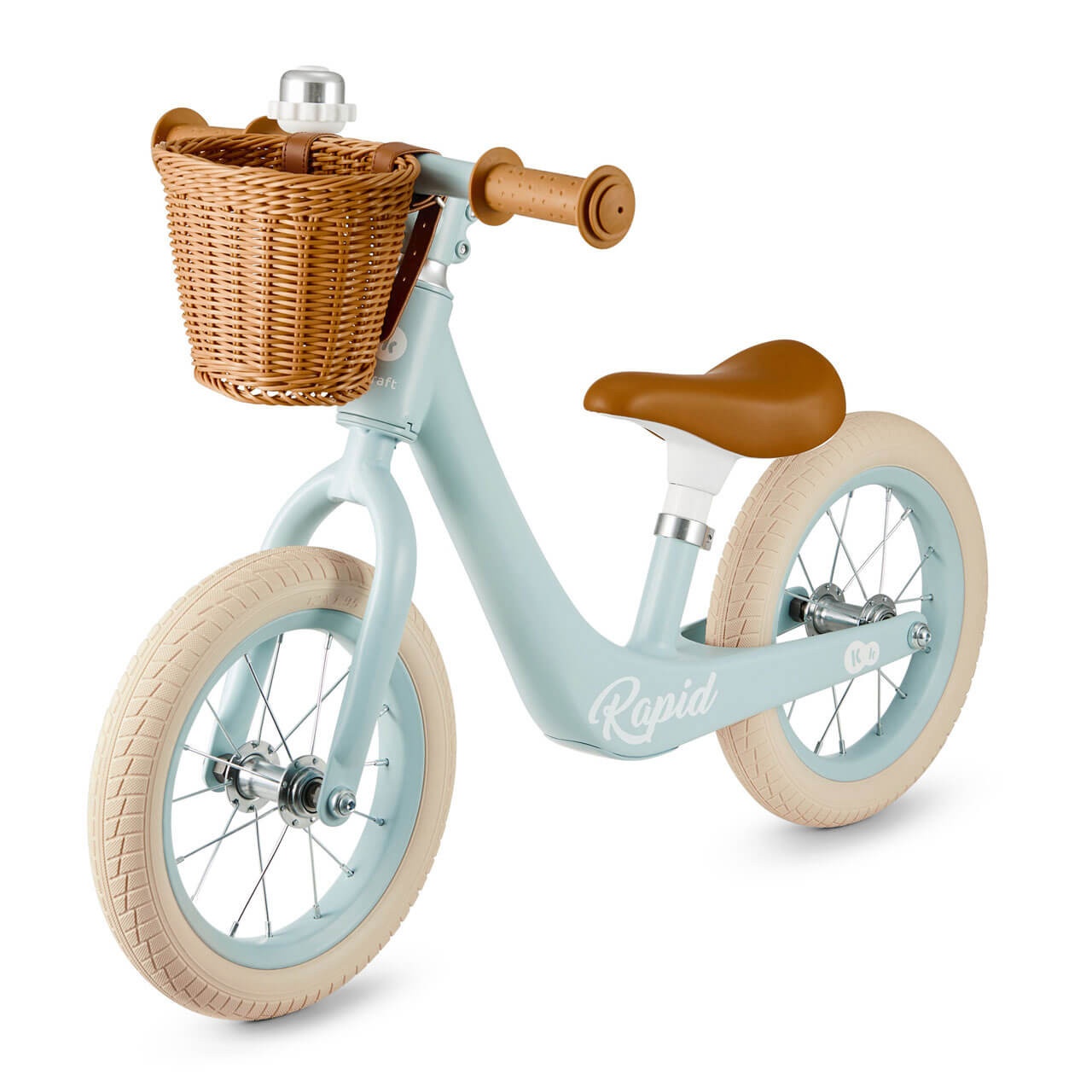 Bicicleta fără pedale Kinderkraft Rapid 2 Blue Breeze (KRRAPI02BLU0000)