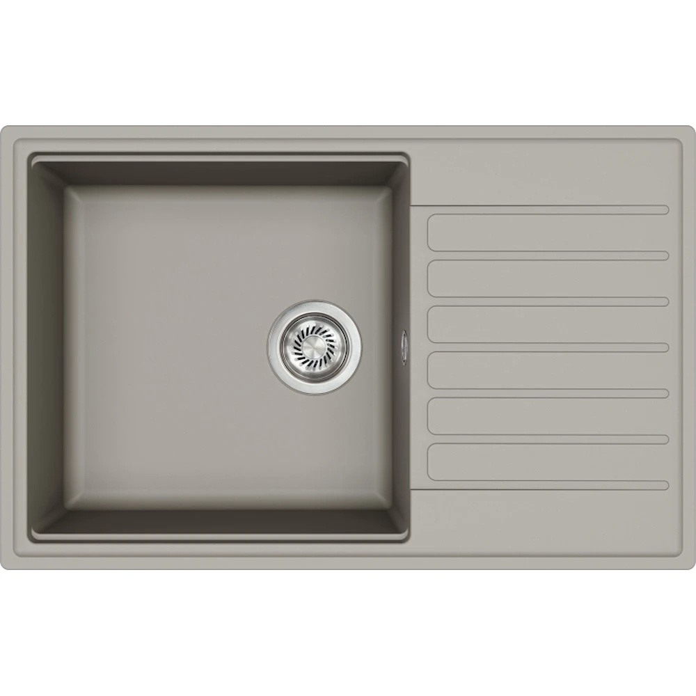 Chiuvetă de bucătărie Aquasanita Helika SQK105 Argent