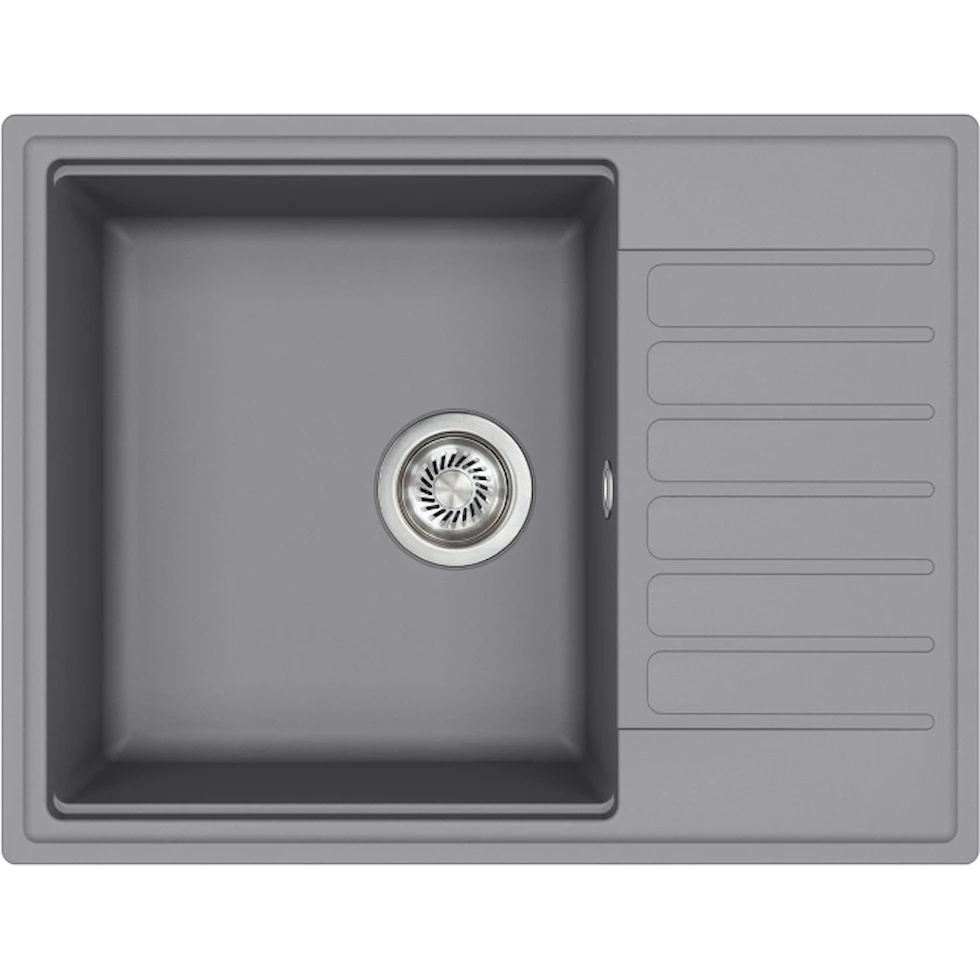 Chiuvetă de bucătărie Aquasanita Helika SQK106 Alumetallic