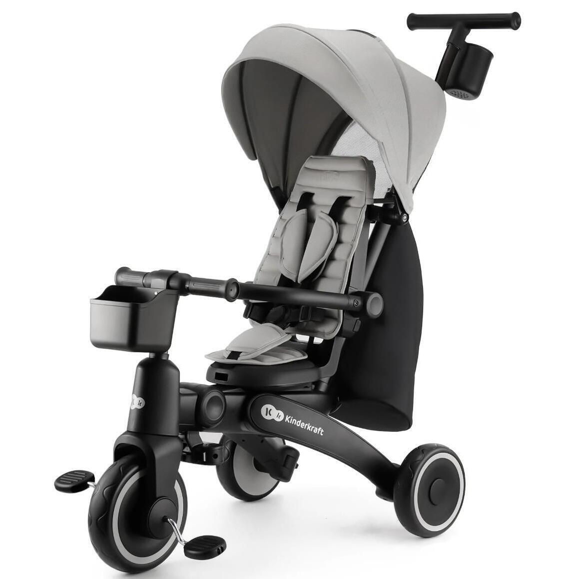 Bicicletă copii Kinderkraft Jazz 2 Rocket Grey (KRJAZZ02GRY0000)