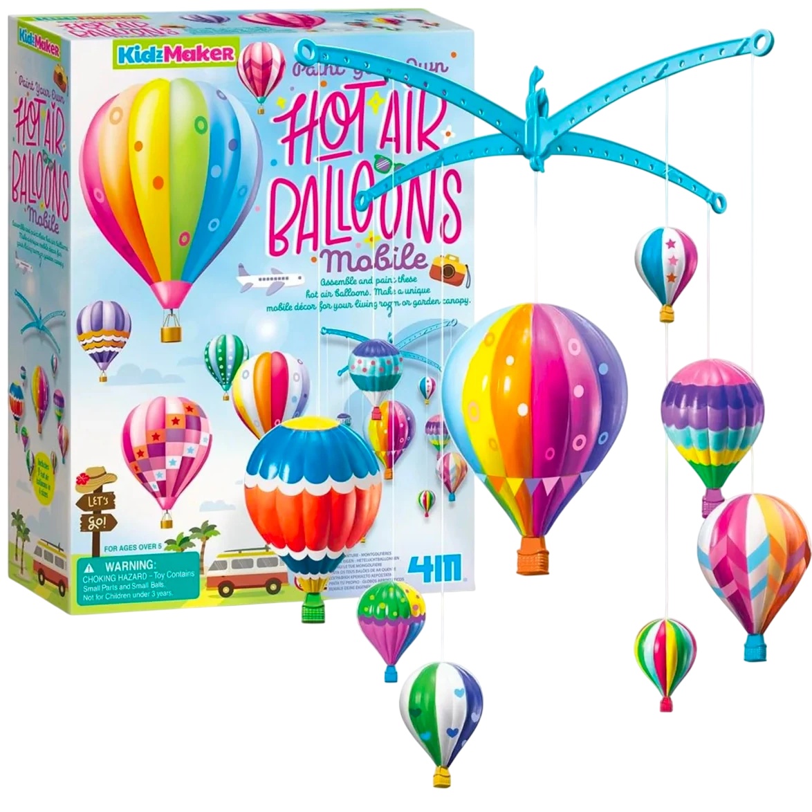 Set pentru creatie 4M Hotair Balloons (00-04791)
