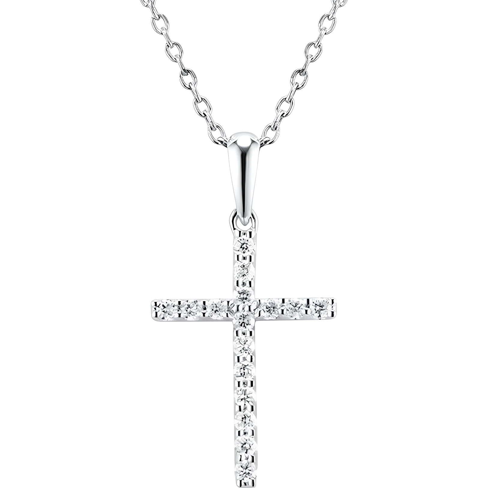 Pandantiv din aur White cu diamante Casa Bosco 1039012-7 0,54g