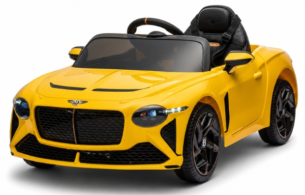Mașinuța electrica KidsCar Bentley Bacalar Eva Yellow (8010317DR)