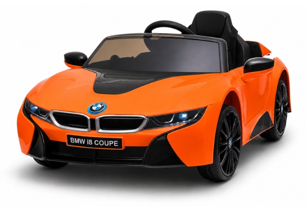 Mașinuța electrica KidsCar BMW i8 EVA Orange (8010263-2R)