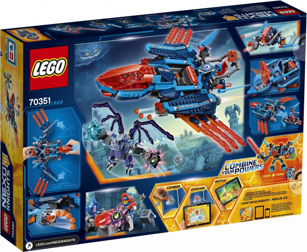 Lego Nexo Knights Clay s Falcon Fighter Blaster 70351 PandaShop.md