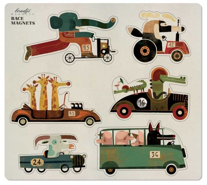 Londji Race Magnets Set of 12