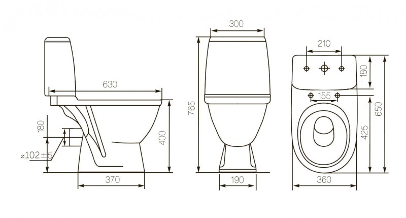 Унитаз Rosa Compact Premier Lux – PandaShop.md. Купить унитаз Rosa ...