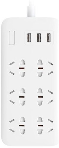 Сетевой фильтр Xiaomi Mi Power Strip 6/3 USB White, купить по выгодной ...