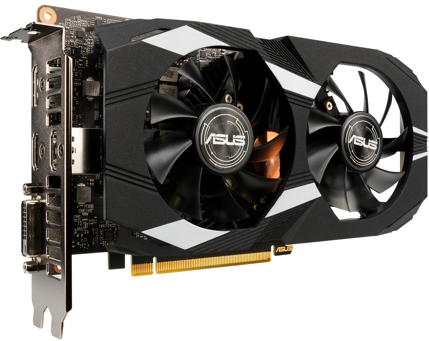 Видеокарта Asus GeForce GTX 1660 Ti 6GB GDDR6 Dual OC (DUAL-GTX1660TI ...