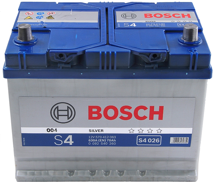 Автомобильный аккумулятор Bosch Silver S4 026 (0 092 S40 260) - купить ...