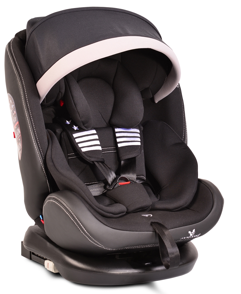 Scaun auto pentru copii Cangaroo Pilot Isofix Black