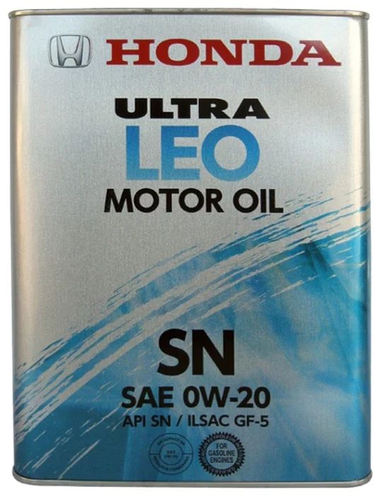 Моторное масло Honda Ultra LEO SN 0W-20 4L - купить по выгодной цене с ...