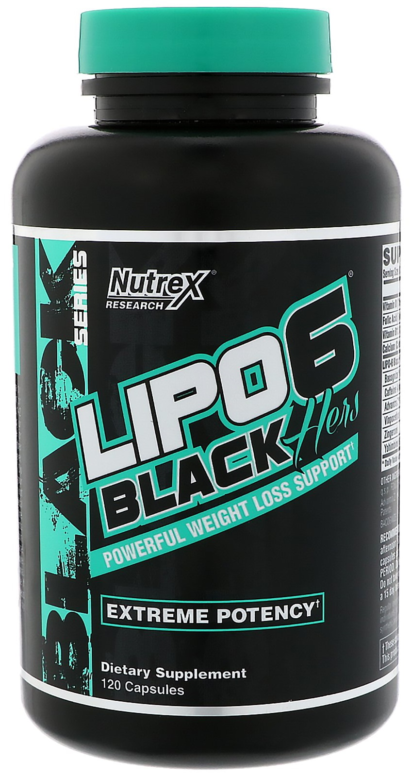 Жиросжигатель Nutrex Lipo 6 Black Hers 120cap, купить по выгодной цене ...