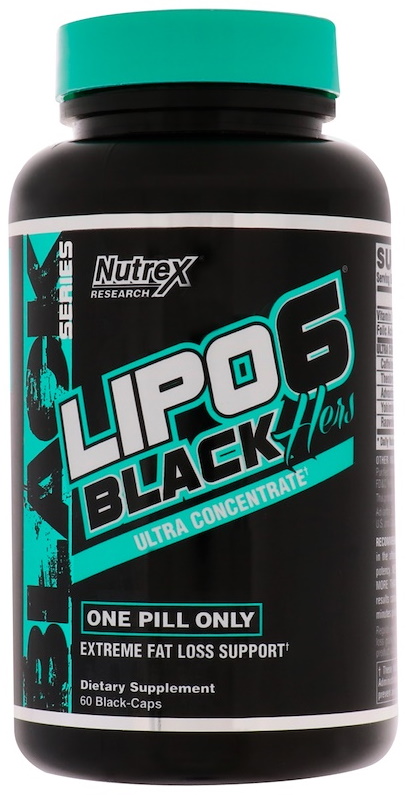 Lipo 6 Black este realizat cu ingrediente termogene