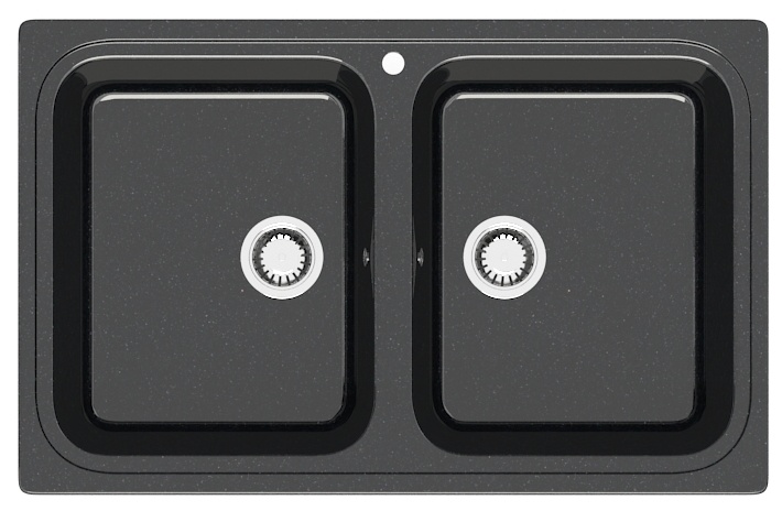 Chiuvetă de bucătărie Marrbaxx Evon Z020Q4 Black