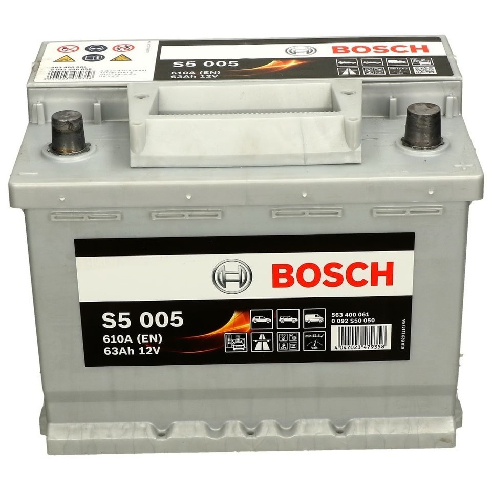 Аккумулятор bosch silver