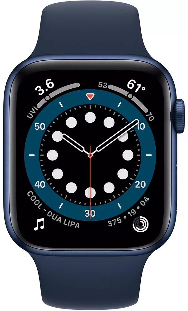 Смарт-часы Apple Watch Series 6 GPS 44mm Blue Aluminum Case (M00J3 ...