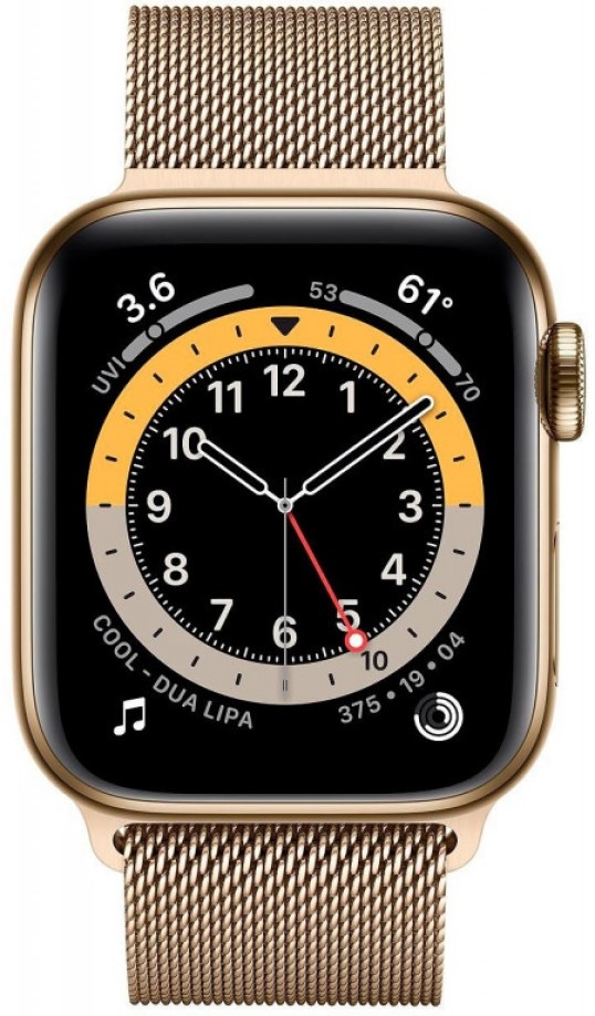 gold milanese loop 40mm